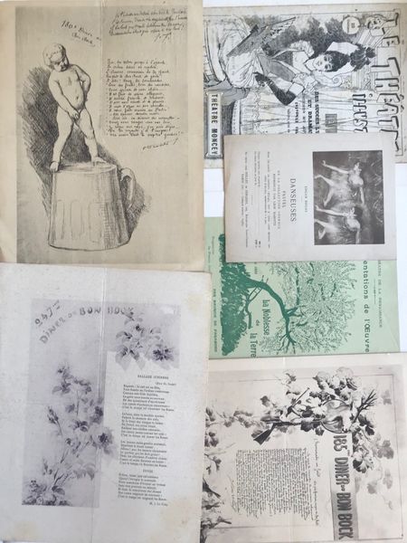 Productafbeelding Programmes, documents autour de 1900.