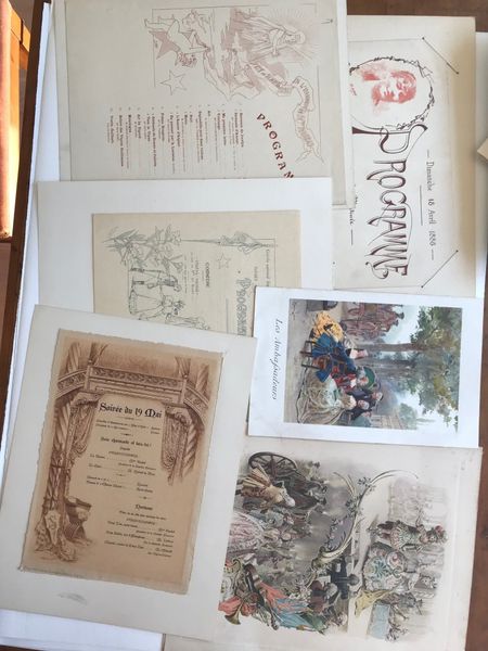 Productafbeelding Programmes, documents autour de 1900.