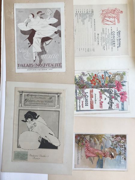 Productafbeelding Programmes, documents autour de 1900.