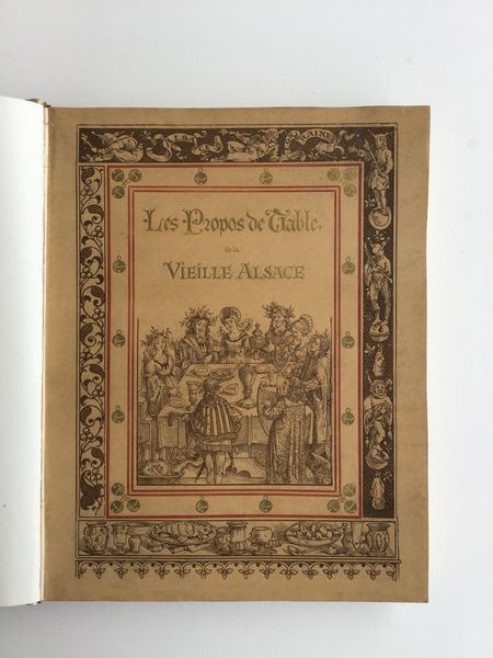 Productafbeelding Propos de table de la vieille Alsace.