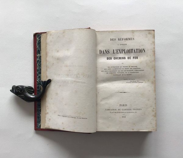 Product image Proudhon. Les réformes à opérer dans l'exploitation des chemins de fer.