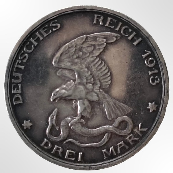 Productafbeelding Prusse. 3 mark. 1913.