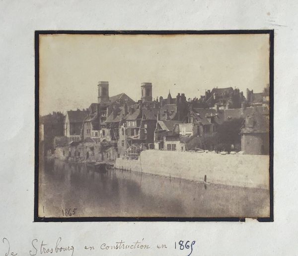 Productafbeelding Quai Battant. Besançon. Photographie primitive.