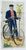 Produktminiatur Radfahrer. Le cycliste. Wissembourg.