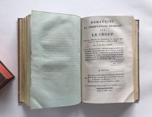 Product image Recueil des observations et des faits relatifs au croup.