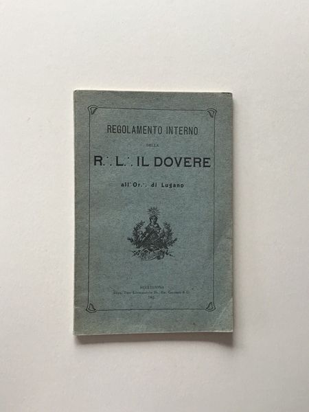 Product image Regolamento interno della R:. L:. Il Dovere.