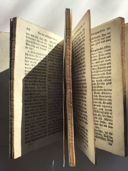 Productafbeelding Reliure en argent. Fin XVIIIe. Altona. Herrnhuter Kleisterpapier.