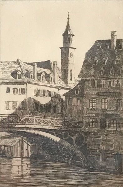 Productafbeelding René Allenbach. Pont de la Petite France. Strasbourg.