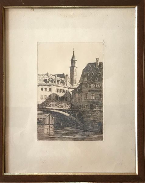 Productafbeelding René Allenbach. Pont de la Petite France. Strasbourg.