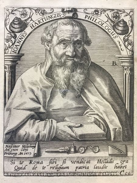 Productafbeelding René Boissard. Ioannes Hartungus philologus (de Freiburg).