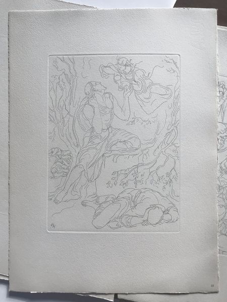 Image du produit René Hetzel. Six eaux-fortes pour la Passion selon Saint-Matthieu.