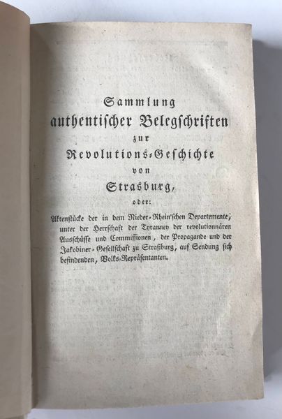 Produktbild Révolution à Strasbourg. Das blaue Buch. Le livre bleu.