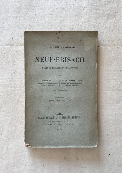 Productafbeelding Risler. Atthalin. Neuf-Brisach.