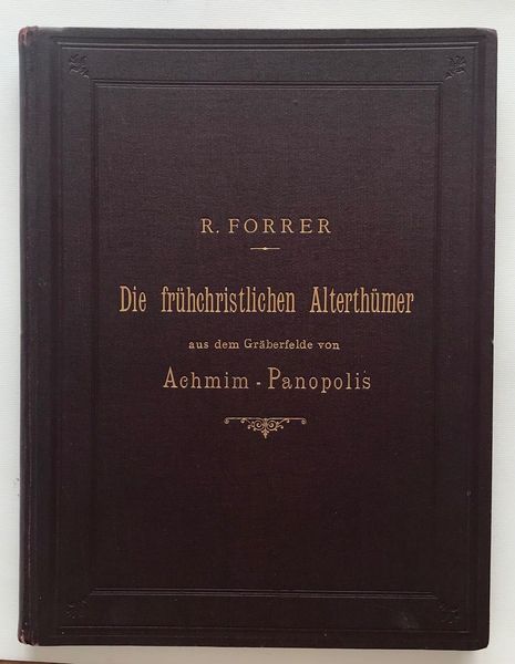 Produktbild Robert Forrer. Achmim Panopolis.
