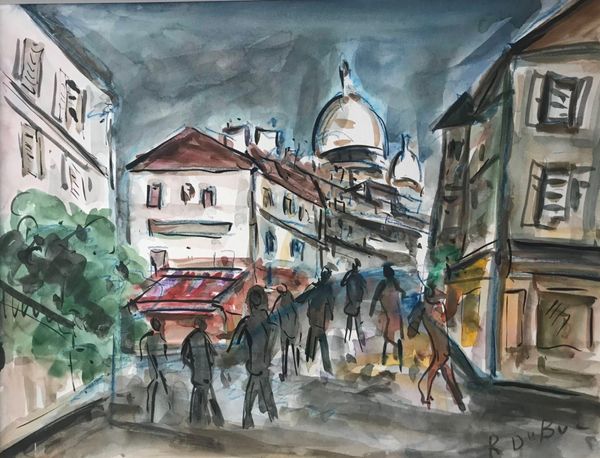 Product image Roland Dubuc. Rue Norvins. Montmartre.