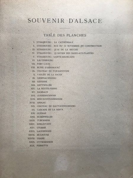 Produktbild Sabine Hackenschmidt. Souvenir d'Alsace.