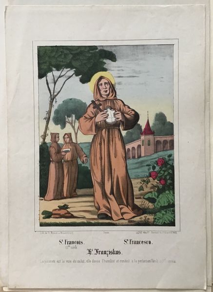 Productafbeelding Saint François d'Assise. Imagerie de Wissembourg.