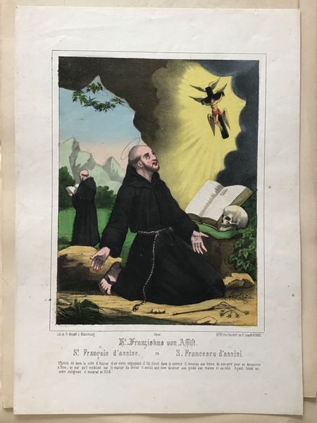 Product image Saint François d'Assise. Imagerie de Wissembourg.