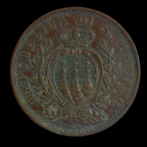 Product image San Marino. 10 centesimi 1894.