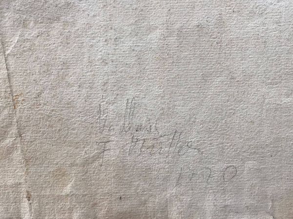 Productafbeelding Scène champêtre. Grand dessin de F. Müller. Vers 1770.