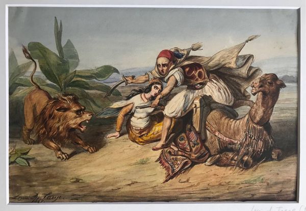 Productafbeelding Scène orientaliste. Louis de Taeye.