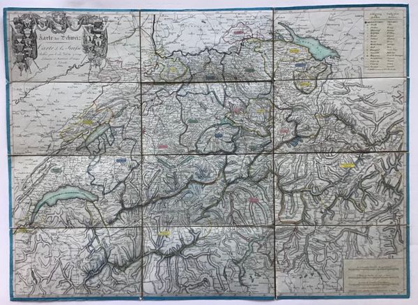 Product image Scheurmann. Carte générale de la Suisse.