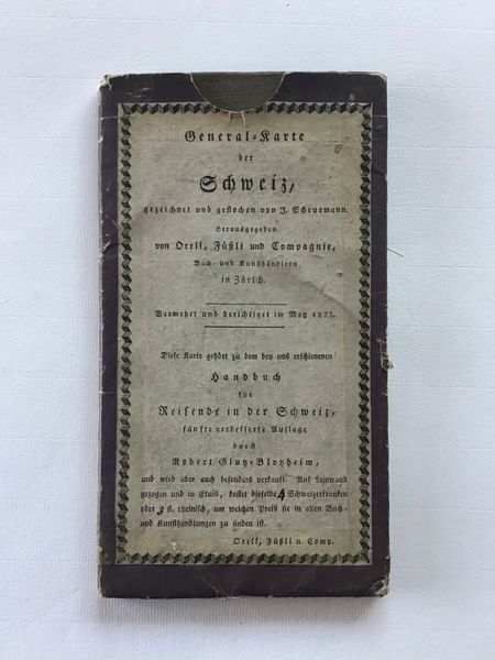 Product image Scheurmann. Carte générale de la Suisse.