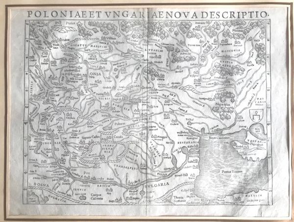 Produktbild Sebastian Münster. Polonia et Ungariae Nova Descriptio.