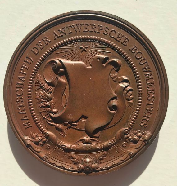 Productafbeelding Société des maîtres bâtisseurs anversois. Grande médaille.