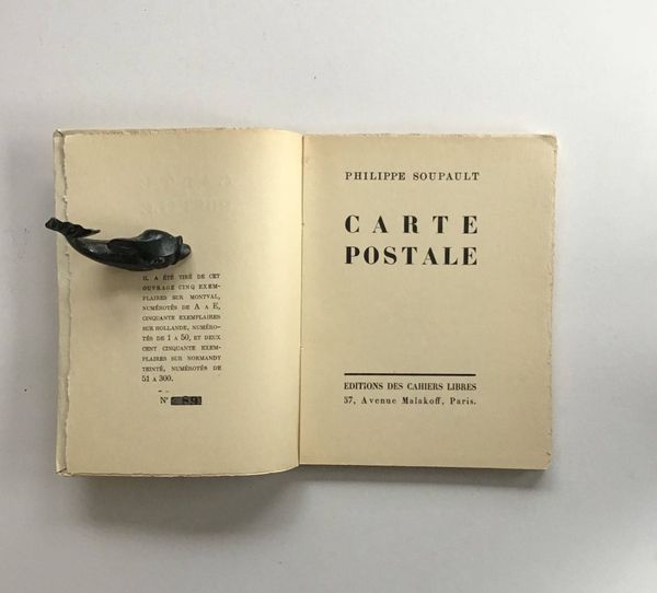 Productafbeelding Soupault. Carte postale.