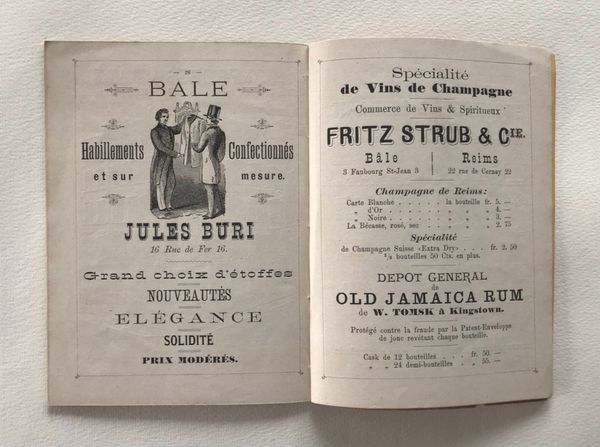 Produktbild Souvenir de Bâle. Hotel Schiff. Guide illustré.