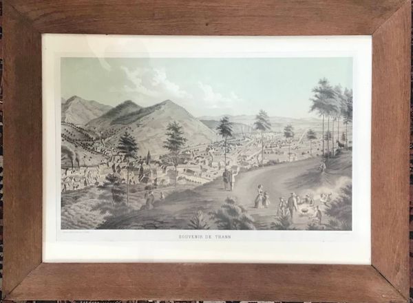 Product image Souvenir de Thann. 3 grandes lithographies de J. Gresset.
