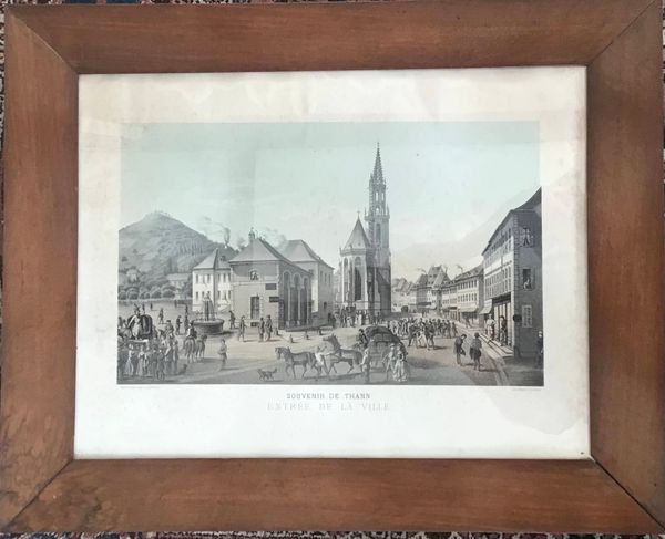 Product image Souvenir de Thann. 3 grandes lithographies de J. Gresset.