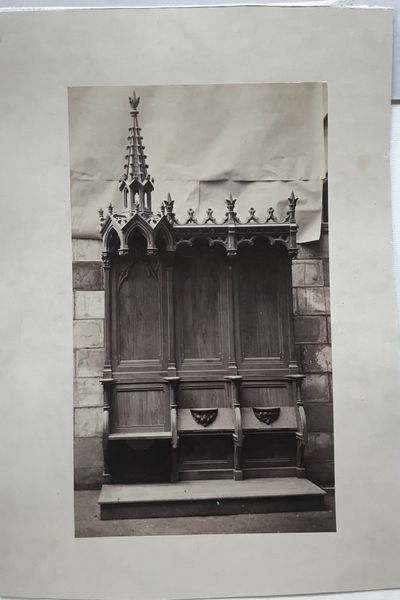 Product image Stalle gothique.
