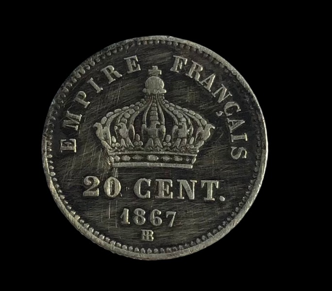 Product image Strasbourg. 20 cts 1867