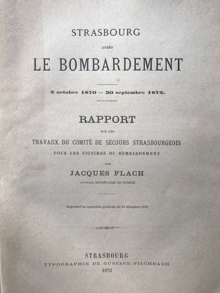 Productafbeelding Strasbourg après le bombardement