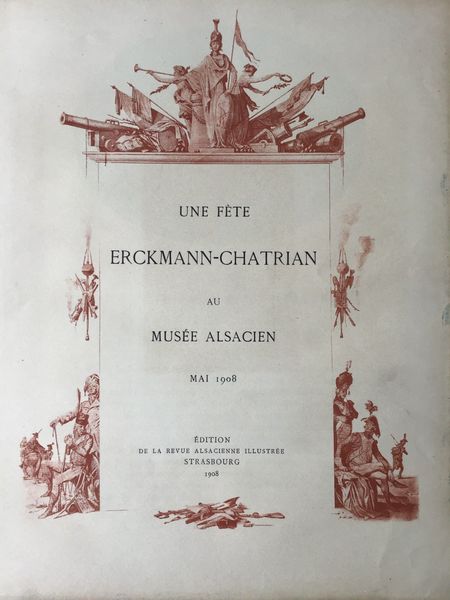 Product image Strasbourg. Fête Erckmann - Chatrian. 1908.