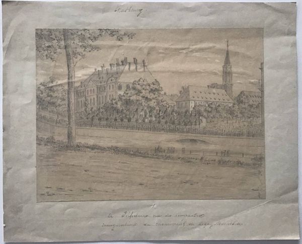 Produktbild Strasbourg, la Préfecture vue des remparts.