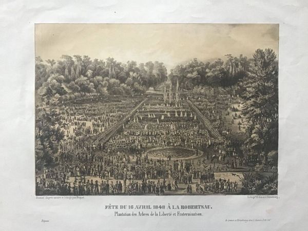Productafbeelding Strasbourg. Plantation des Arbres de la Liberté et de la Fraternisation.
