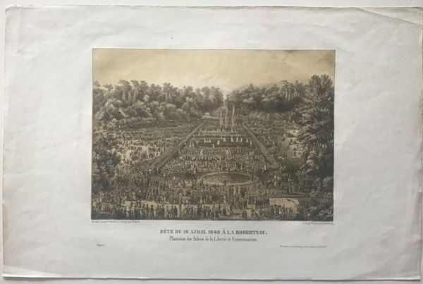Productafbeelding Strasbourg. Plantation des Arbres de la Liberté et de la Fraternisation.