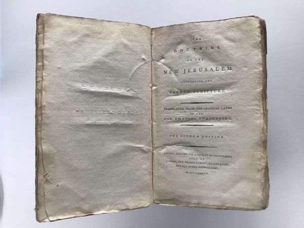 Produktbild Swedenborg. The Doctrine of the New Jerusalem concerning the Sacred Scripture.