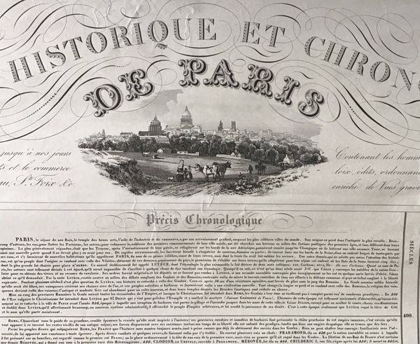 Produktbild Tableau historique et chronologique de Paris.