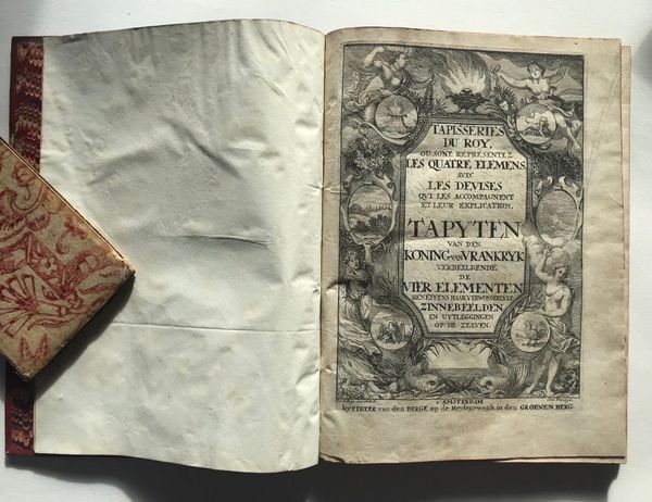 Productafbeelding Tapisseries du Roy ou sont représentez les quatre éléments, avec les devises, qui les accompagnent et leur explication