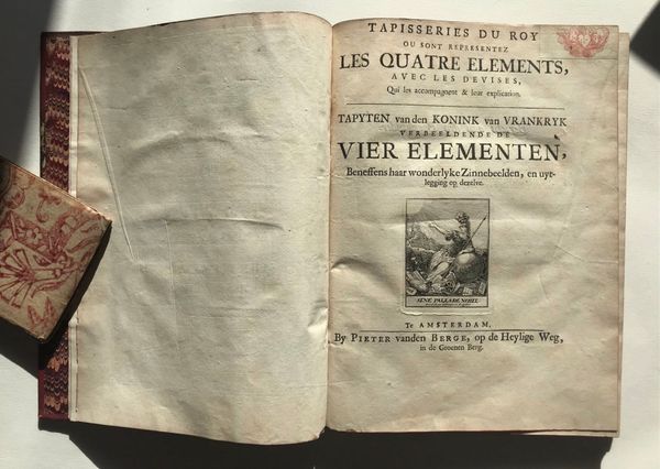 Productafbeelding Tapisseries du Roy ou sont représentez les quatre éléments, avec les devises, qui les accompagnent et leur explication