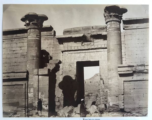 Productafbeelding Thèbes. Vue du temple de Touthmès II et Ramsès III.