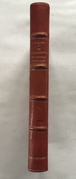 Productafbeelding Theobald Walter. Les épitaphes de Haute Alsace.