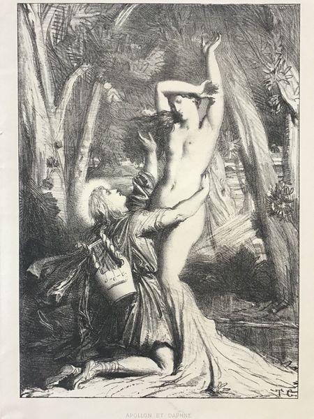 Produktbild Théodore Chassériau. Apollon et Daphné.