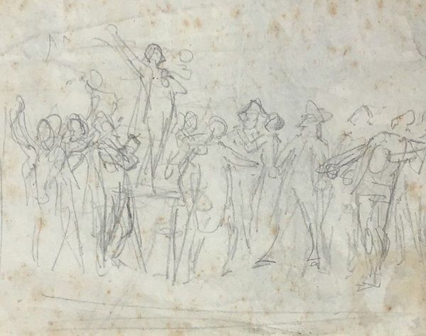 Product image Théodore Frédéric Lix. la Marseillaise. Dessin original.