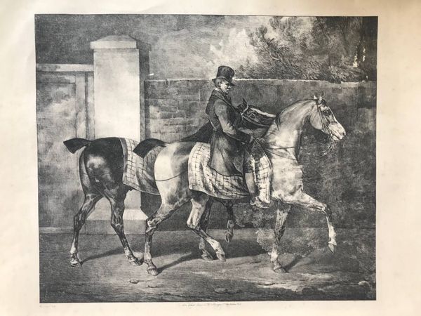 Produktbild Théodore Géricault. Le maréchal flamand et Deux chevaux promenés par un jockey.