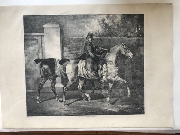 Produktbild Théodore Géricault. Le maréchal flamand et Deux chevaux promenés par un jockey.